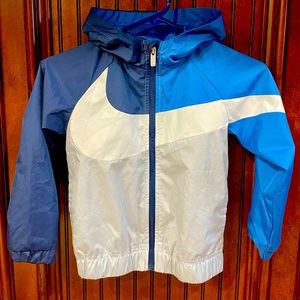 NIKE Windbreaker Spring Jacket Blue